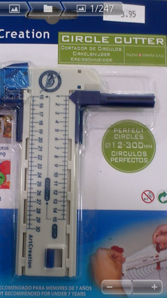 CUTTER CÍRCULAR 12-30CM
